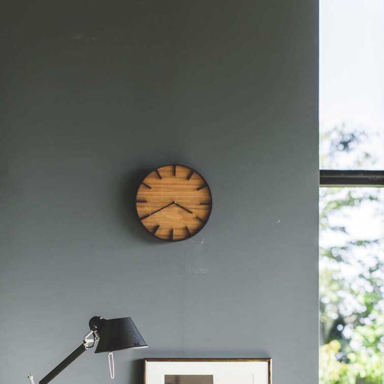 Rin Yamazaki Home Wall Clock Modern Wood Home Decoration Steel